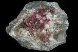 Roselite and Calcite Crystals on Dolomite - Morocco #74300-2